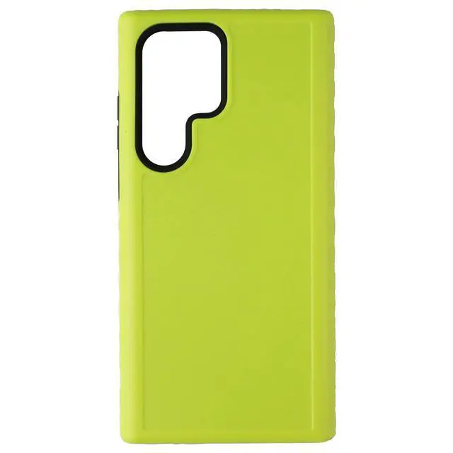 Alt view image 2 of 3 - Cellhelmet Fortitude Series Case for Samsung Galaxy S23 Ultra - Electric Lime