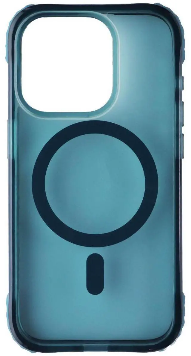 Alt view image 2 of 3 - Prodigee Safetee Neo + Mag Case for MagSafe for Apple iPhone 15 Pro - Ocean Blue