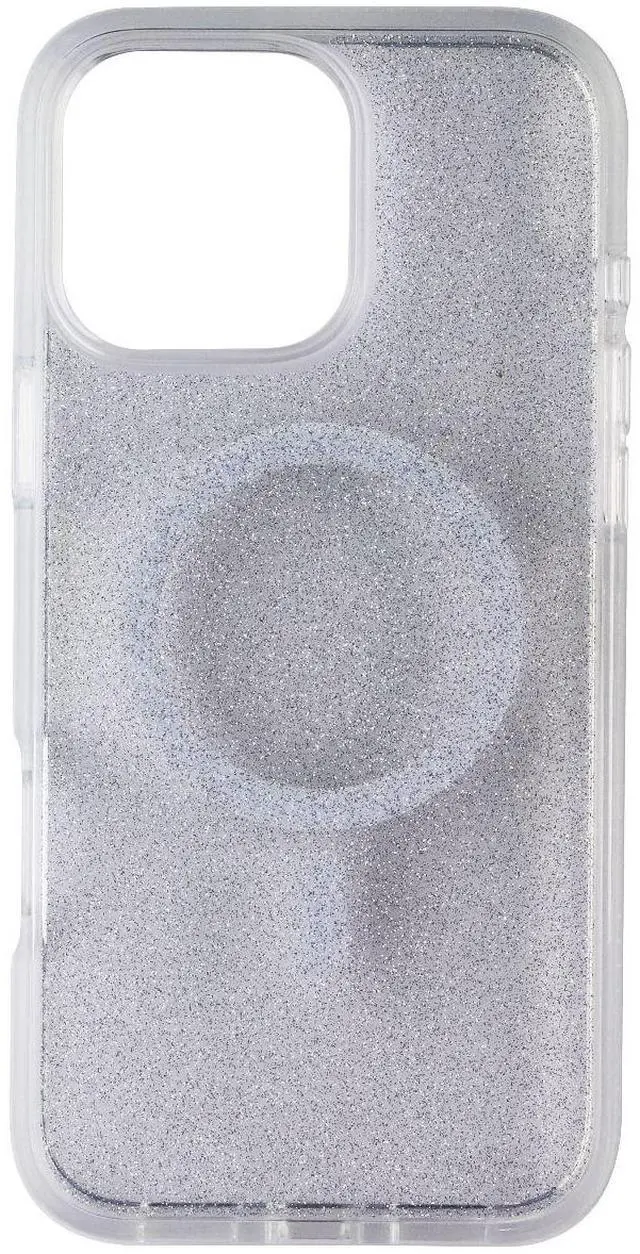 Alt view image 2 of 3 - Prodigee Superstar Case for MagSafe for Apple iPhone 16 Pro Max - Clear/Glitter