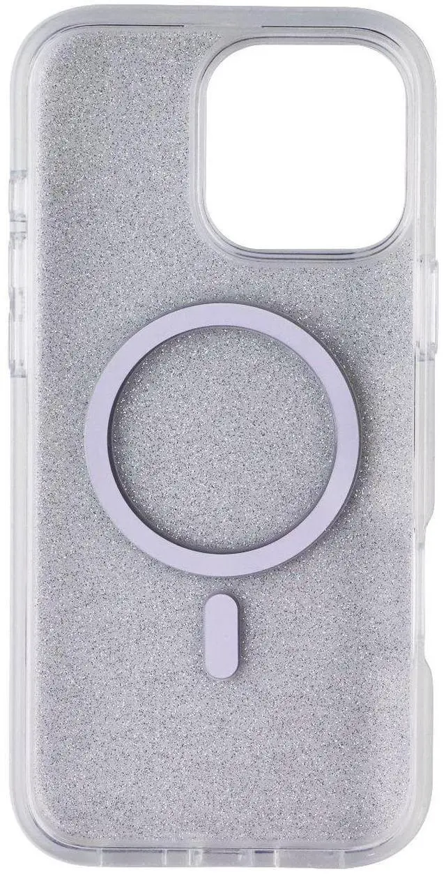 Alt view image 3 of 3 - Prodigee Superstar Case for MagSafe for Apple iPhone 16 Pro Max - Clear/Glitter