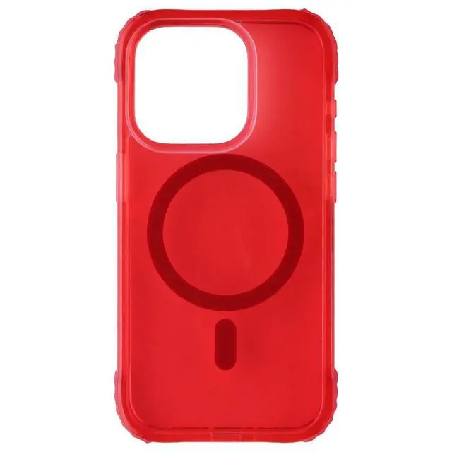 Alt view image 2 of 3 - Prodigee Safetee Neo+Mag Case for MagSafe for Apple iPhone 15 Pro - Ruby Red