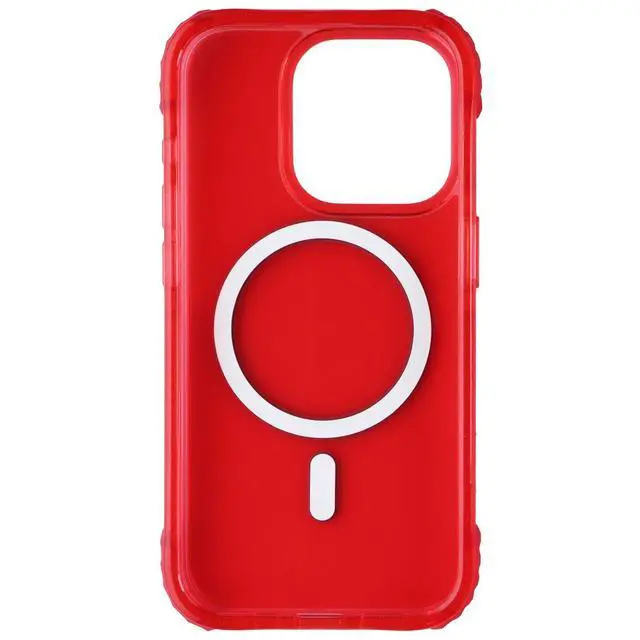 Alt view image 3 of 3 - Prodigee Safetee Neo+Mag Case for MagSafe for Apple iPhone 15 Pro - Ruby Red