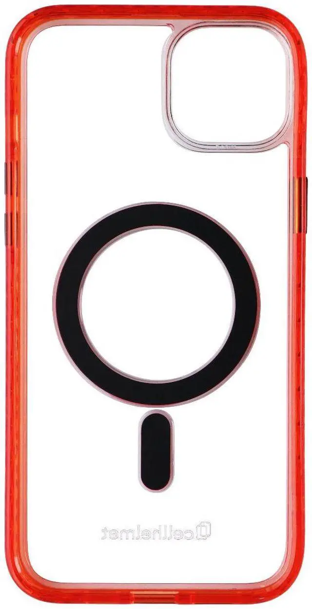 Alt view image 3 of 3 - CellHelmet Magnitude Case for MagSafe for Apple iPhone 14 Plus - Blaze Orange
