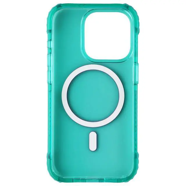 Alt view image 3 of 3 - Prodigee Safetee Neo + Mag Case for MagSafe for iPhone 15 Pro - Mint Green