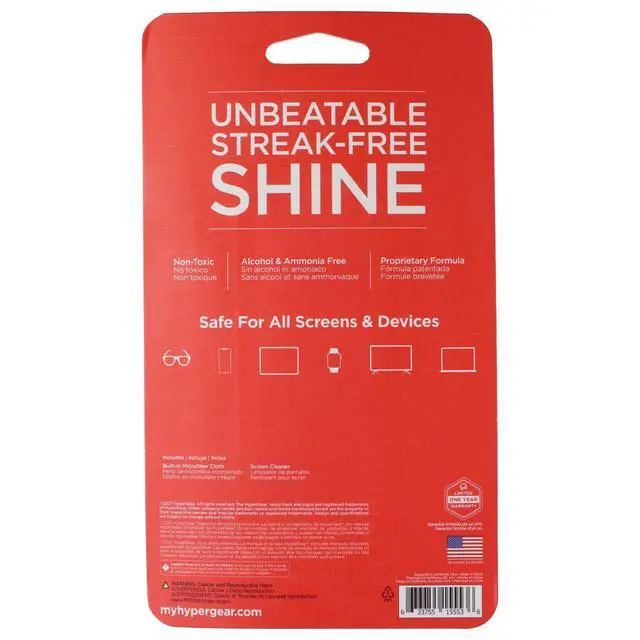 Alt view image 2 of 2 - HyperGear ScreenWhiz 2-in-1 Pro-Tech Screen Cleaning Kit (15553)