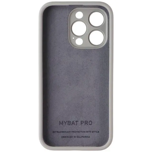 Alt view image 3 of 3 - MyBat Pro SleekFit Series Case for MagSafe for Apple iPhone 15 Pro - Gray