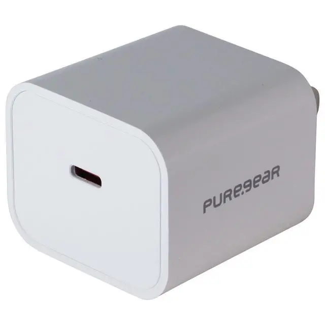 Alt view image 2 of 7 - PureGear Light Speed 30W USB-C Wall & Car Charger w/ USB-C Cable - White