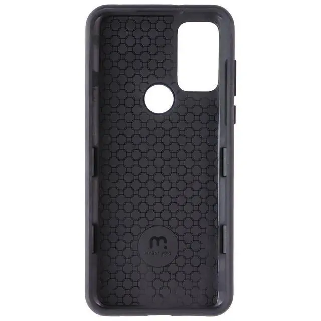 Alt view image 3 of 3 - MyBat Pro Dual Layer Hardshell Case for Motorola Moto G Play (2023) - Dark Blue