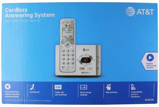 Main image of AT&T Dect 6.0 Cordless Answering System with Caller ID/Call Waiting - 1 Handset