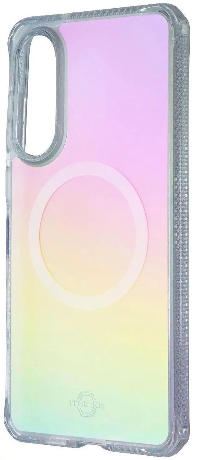 Main image of ITSKINS Hybrid_R // Vapor Iridescent MagSafe Case for Galaxy S25 Edge - Violet