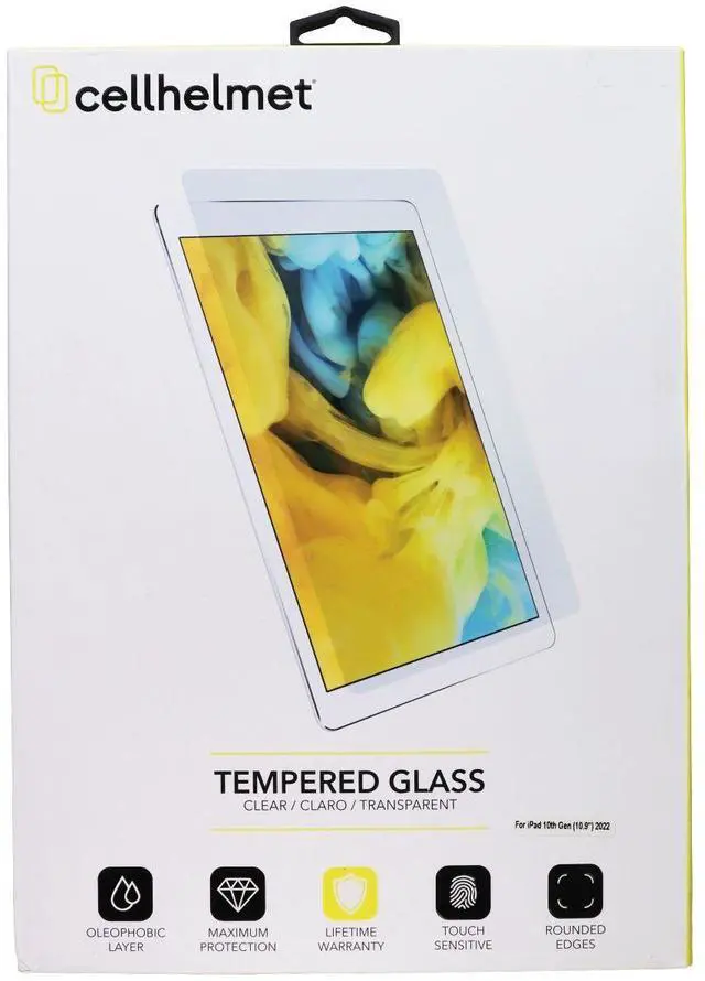 Main image of CellHelmet Tempered Glass Screen Protector for Apple iPad 10th Gen (10.9-inch)