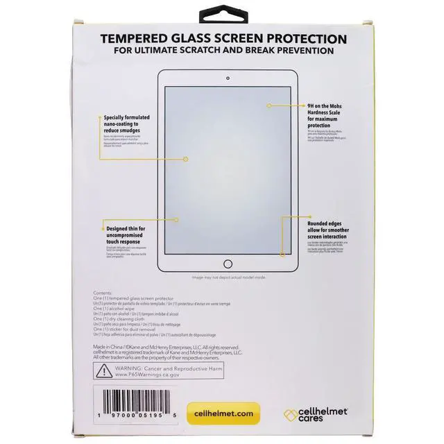Alt view image 2 of 2 - CellHelmet Tempered Glass Screen Protector for Apple iPad 10th Gen (10.9-inch)