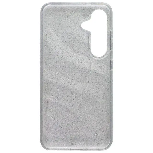Alt view image 3 of 3 - ZAGG Milan Series Case for Samsung Galaxy S25 - Glitter Swirl Silver