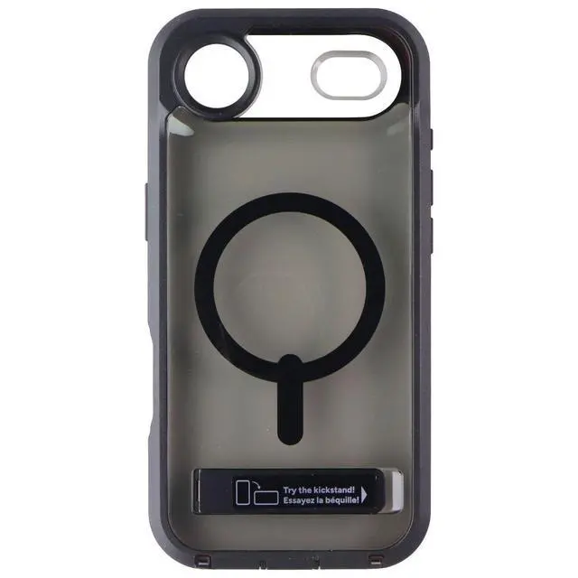 Alt view image 2 of 3 - ZAGG Rainier Snap Kickstand Case for MagSafe for Apple iPhone 17 Air - Black