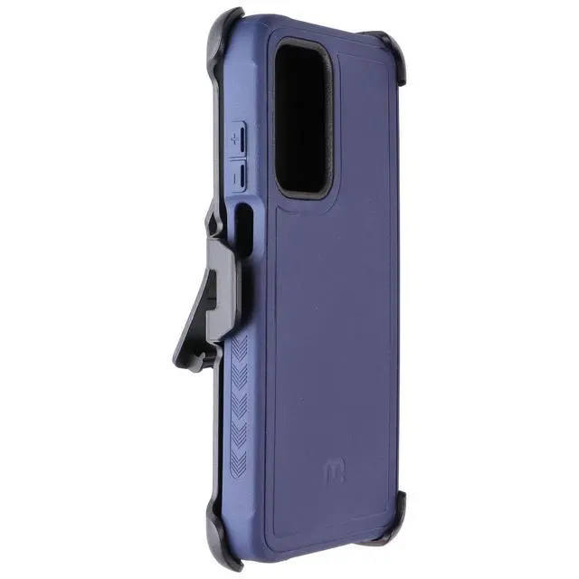 Alt view image 2 of 5 - MyBat Pro Maverick Case/Holster for Motorola Moto G Stylus 5G (2024) - Blue