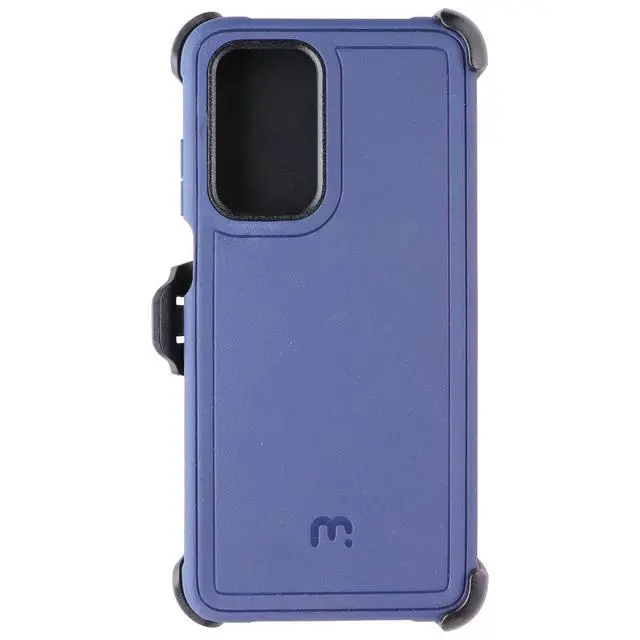 Alt view image 3 of 5 - MyBat Pro Maverick Case/Holster for Motorola Moto G Stylus 5G (2024) - Blue