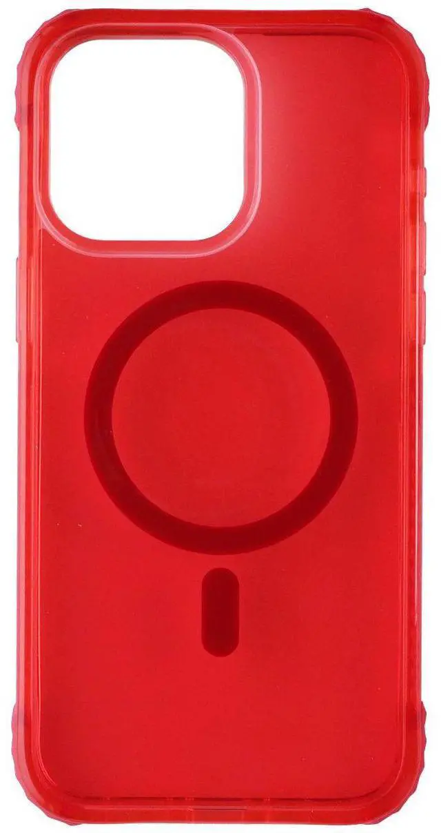 Alt view image 2 of 3 - Prodigee Safetee Neo + Mag Case for Apple iPhone 15 Pro Max - Red