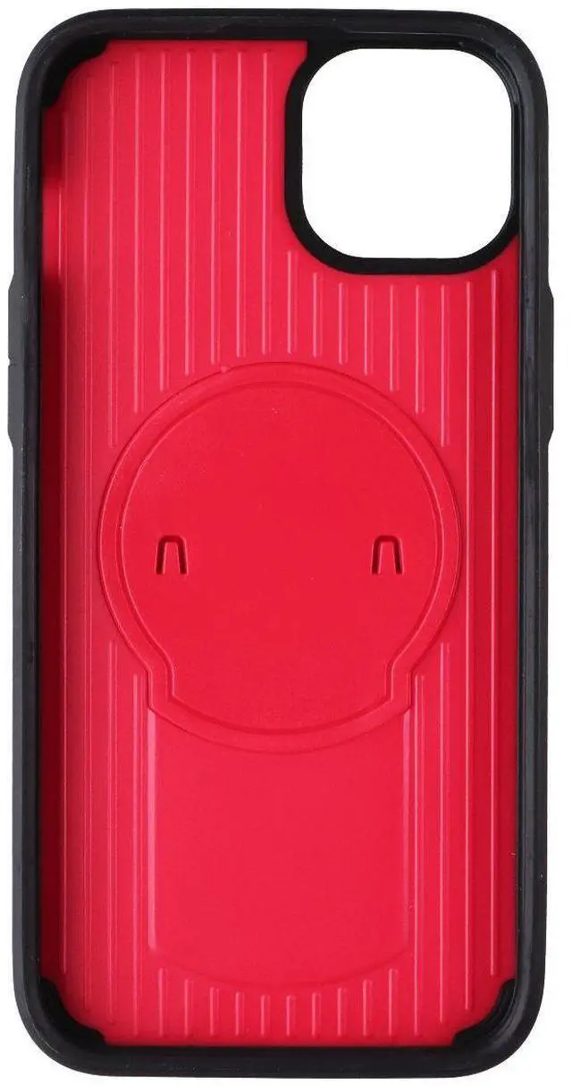 Alt view image 3 of 3 - MyBat Pro Stealth Series Case for MagSafe for Apple iPhone 15 Plus - Red