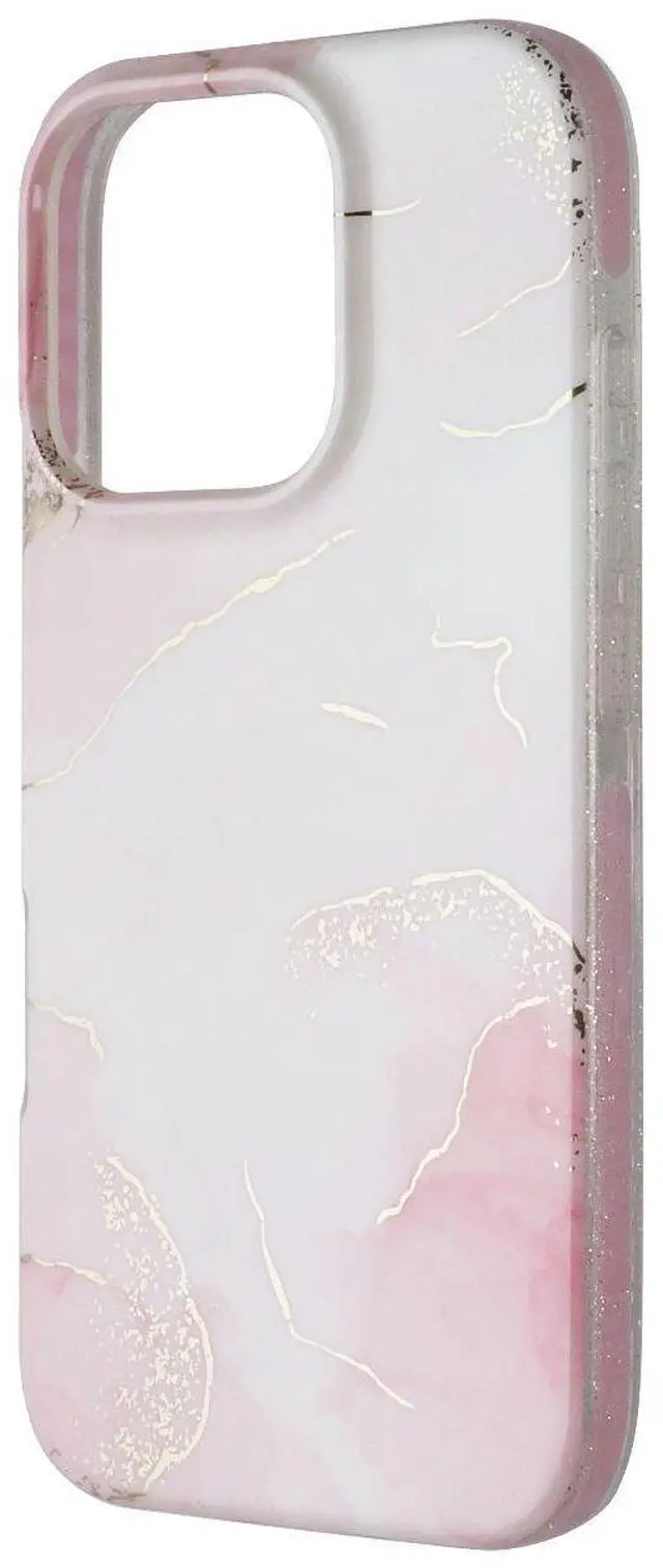 Main image of PureGear Slim Shell Designer Series Case for Apple iPhone 16 Pro - Pink Marble