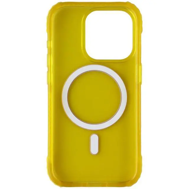 Alt view image 3 of 3 - Prodigee Safetee Neo + Mag Series Case for Apple iPhone 15 Pro - Lemon