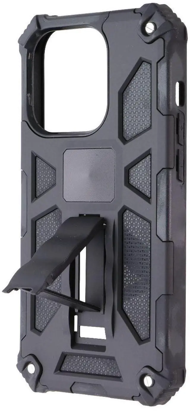 Main image of MyBat Sturdy Hybrid Series Case with Kickstand for Apple iPhone 14 Pro - Black