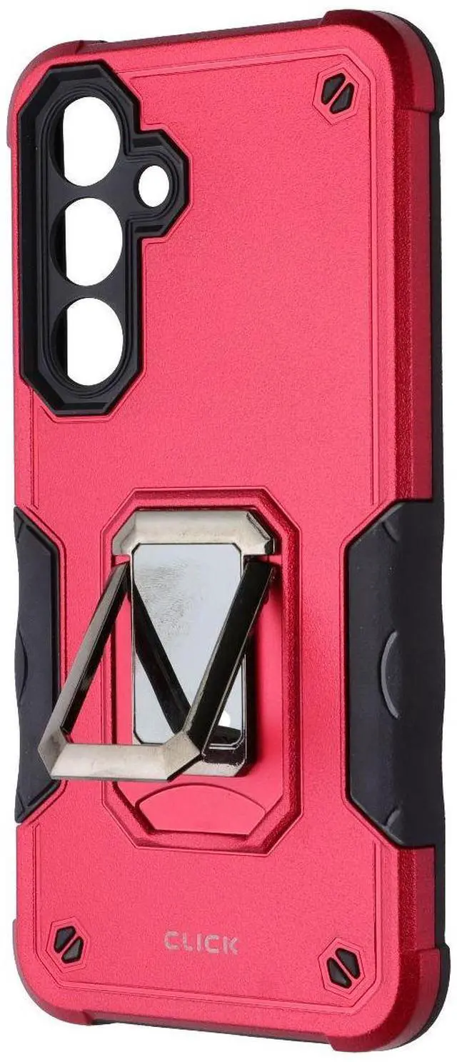 Main image of Click Pro Series Kickstand Case for Samsung Galaxy S24 FE - Red