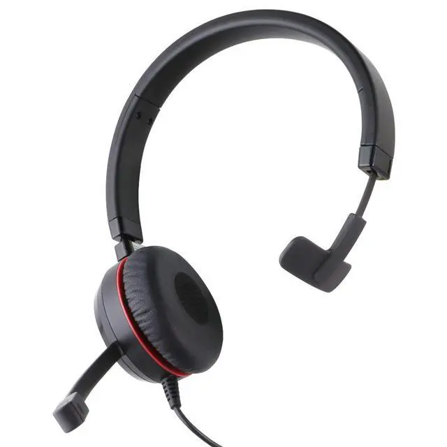 Alt view image 2 of 6 - Jabra Evolve 30 II UC Mono Wired Headset (3.5mm/USB) - MC Optimized (ENC060)