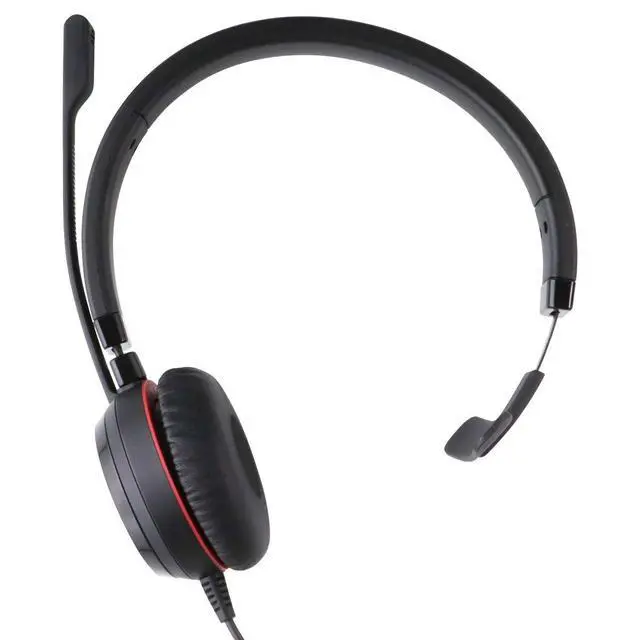 Alt view image 3 of 6 - Jabra Evolve 30 II UC Mono Wired Headset (3.5mm/USB) - MC Optimized (ENC060)