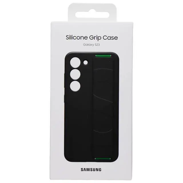 Alt view image 4 of 5 - Samsung Official Silicone Grip Case for Galaxy S23 - Black
