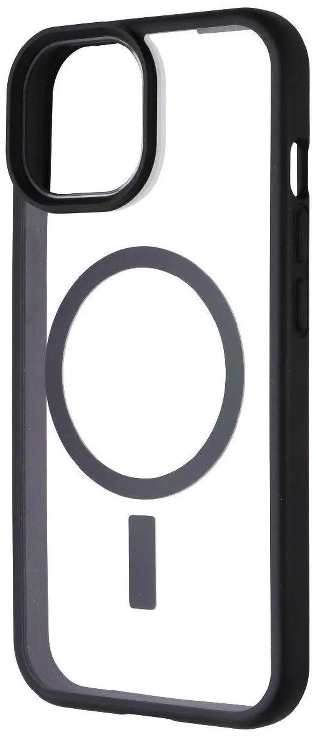 Main image of OtterBox React Series Case for MagSafe for iPhone 16e/15/14/13 - Clear/Black
