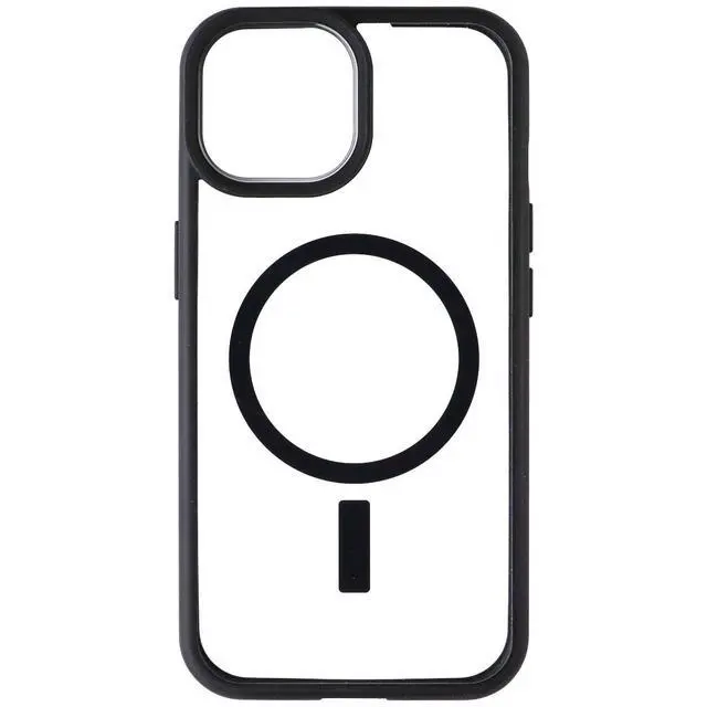 Alt view image 2 of 5 - OtterBox React Series Case for MagSafe for iPhone 16e/15/14/13 - Clear/Black