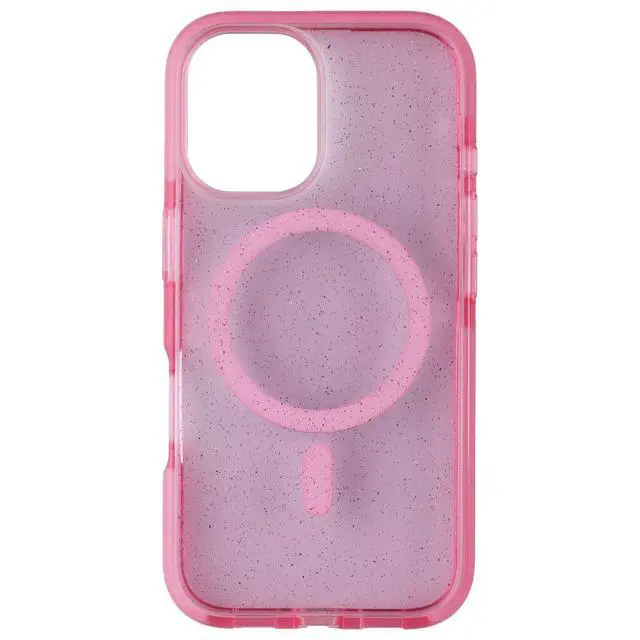 Alt view image 2 of 3 - Prodigee Superstar Series Case for MagSafe for Apple iPhone 16 - Sparkle Rose