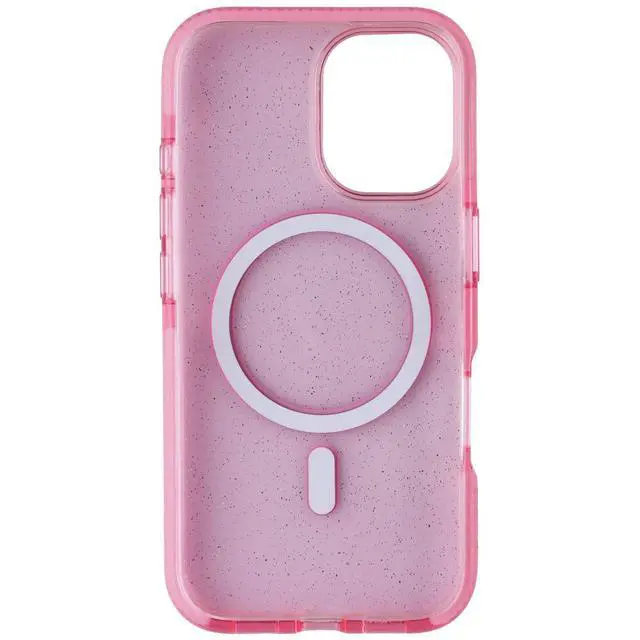 Alt view image 3 of 3 - Prodigee Superstar Series Case for MagSafe for Apple iPhone 16 - Sparkle Rose