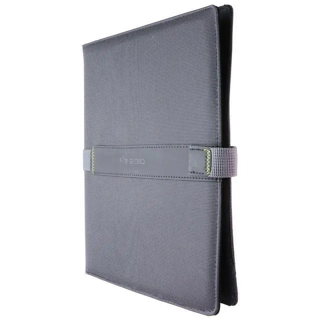 Alt view image 2 of 3 - SOLO Universal Fit (8.5-11 inch) Tablet / eReader Booklet Case - Gray