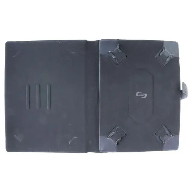 Alt view image 3 of 3 - SOLO Universal Fit (8.5-11 inch) Tablet / eReader Booklet Case - Gray