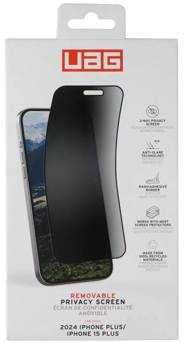 Main image of UAG Removable Privacy Screen for Apple iPhone 16 Plus/ 15 Plus