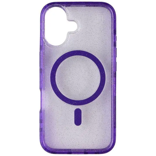 Alt view image 2 of 3 - CellHelmet Magnitude Case for MagSafe for Apple iPhone 16 - Lilac Purple Sparkle