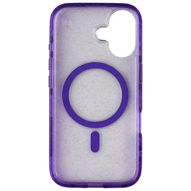 Alt view image 3 of 3 - CellHelmet Magnitude Case for MagSafe for Apple iPhone 16 - Lilac Purple Sparkle