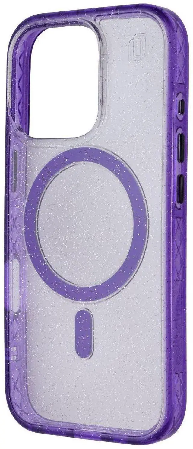 Main image of CellHelmet Magnitude Case for MagSafe for iPhone 16 Pro - Lilac Purple Sparkle