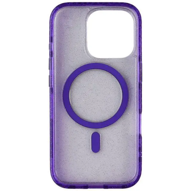 Alt view image 3 of 3 - CellHelmet Magnitude Case for MagSafe for iPhone 16 Pro - Lilac Purple Sparkle