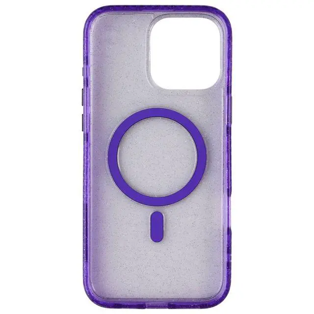 Alt view image 3 of 3 - CellHelmet Magnitude MagSafe Case for iPhone 16 Pro Max - Lilac Purple Sparkle