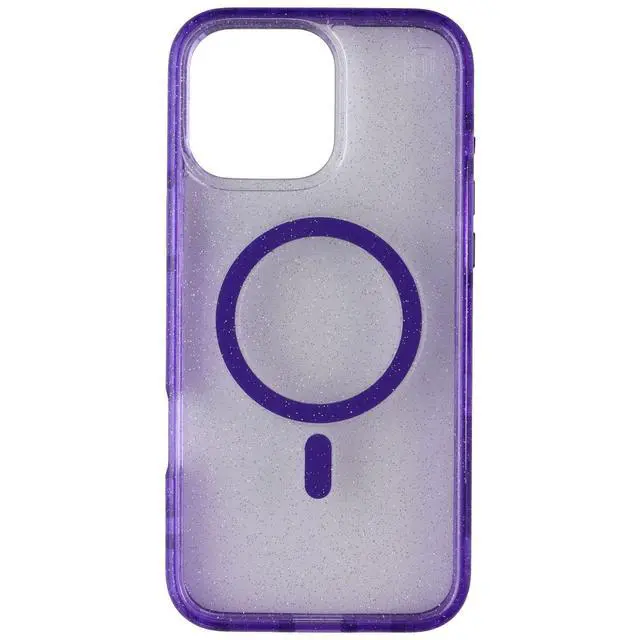 Alt view image 2 of 3 - CellHelmet Magnitude MagSafe Case for iPhone 16 Pro Max - Lilac Purple Sparkle