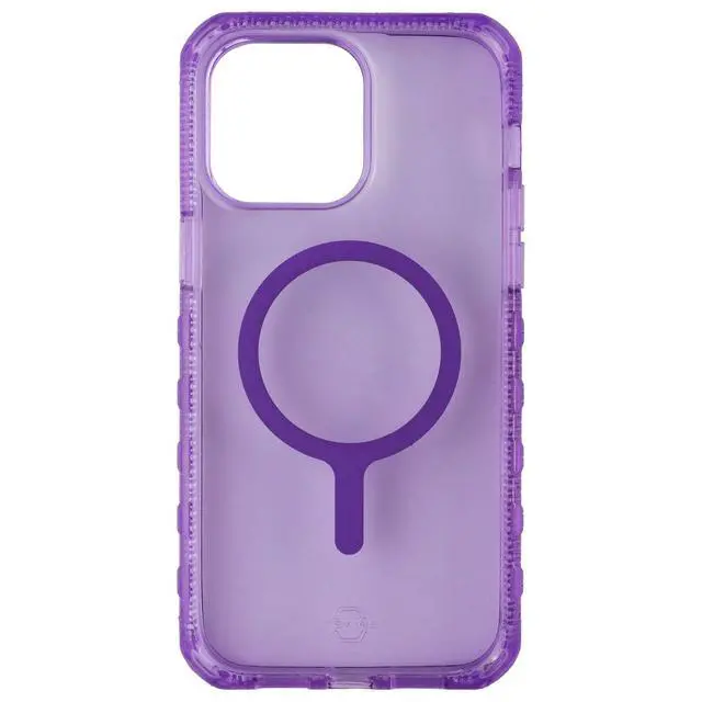 Alt view image 2 of 3 - ITSKINS Supreme_R Case for MagSafe for Apple iPhone 14 Pro Max - Light Purple