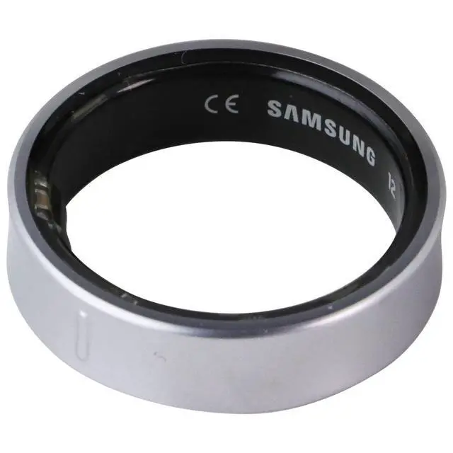 Alt view image 3 of 7 - Samsung Galaxy AI Smart Ring Bluetooth Fitness Tracker - Size 12/Titanium Silver