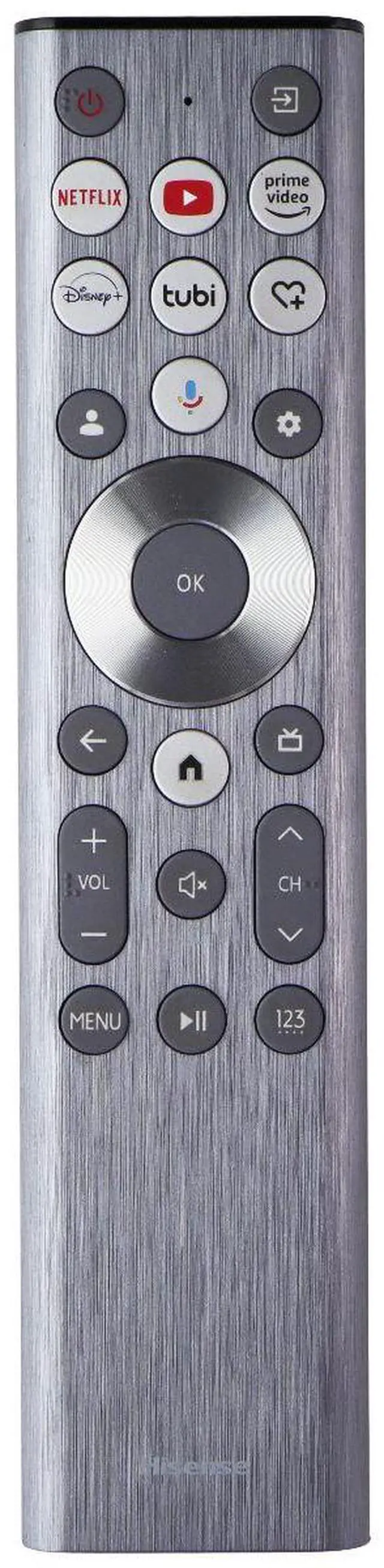 Main image of Hisense Remote Control (ERF6A80) with Netflix/YouTube/Prime/Disney+/Tubi