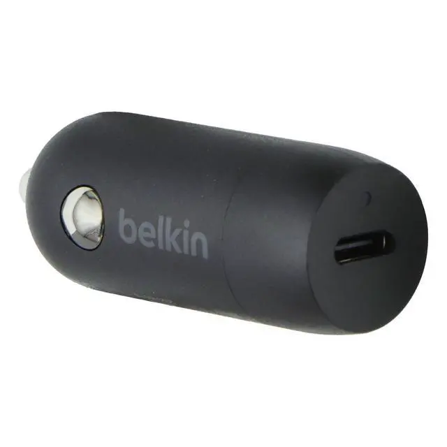 Alt view image 2 of 2 - Belkin USB-C Fast Charge Car Charger (20W) - Black