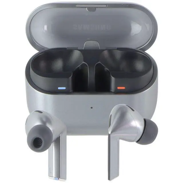 Alt view image 3 of 6 - Samsung Galaxy Buds3 Pro Wireless Bluetooth Earbuds - Silver (SM-R630NZA)