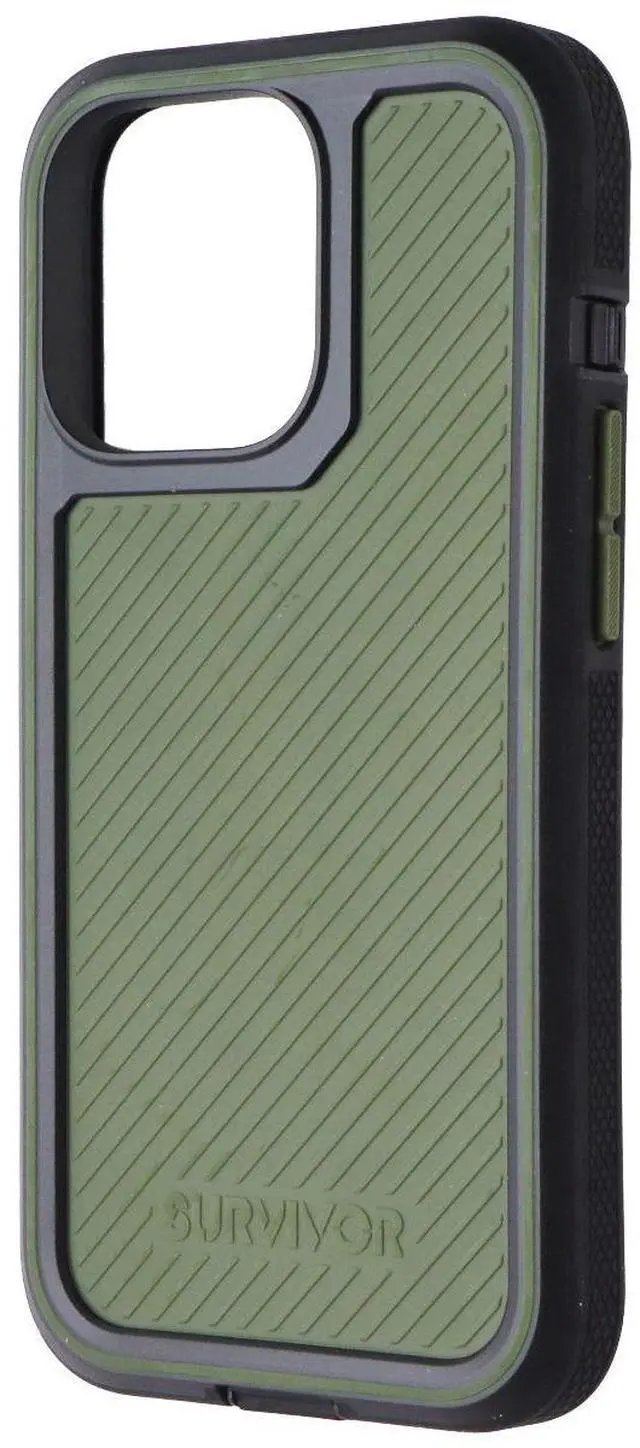 Main image of Survivor All-Terrain Earth Series Case for iPhone 13 Pro - Wild Fern Green/Black