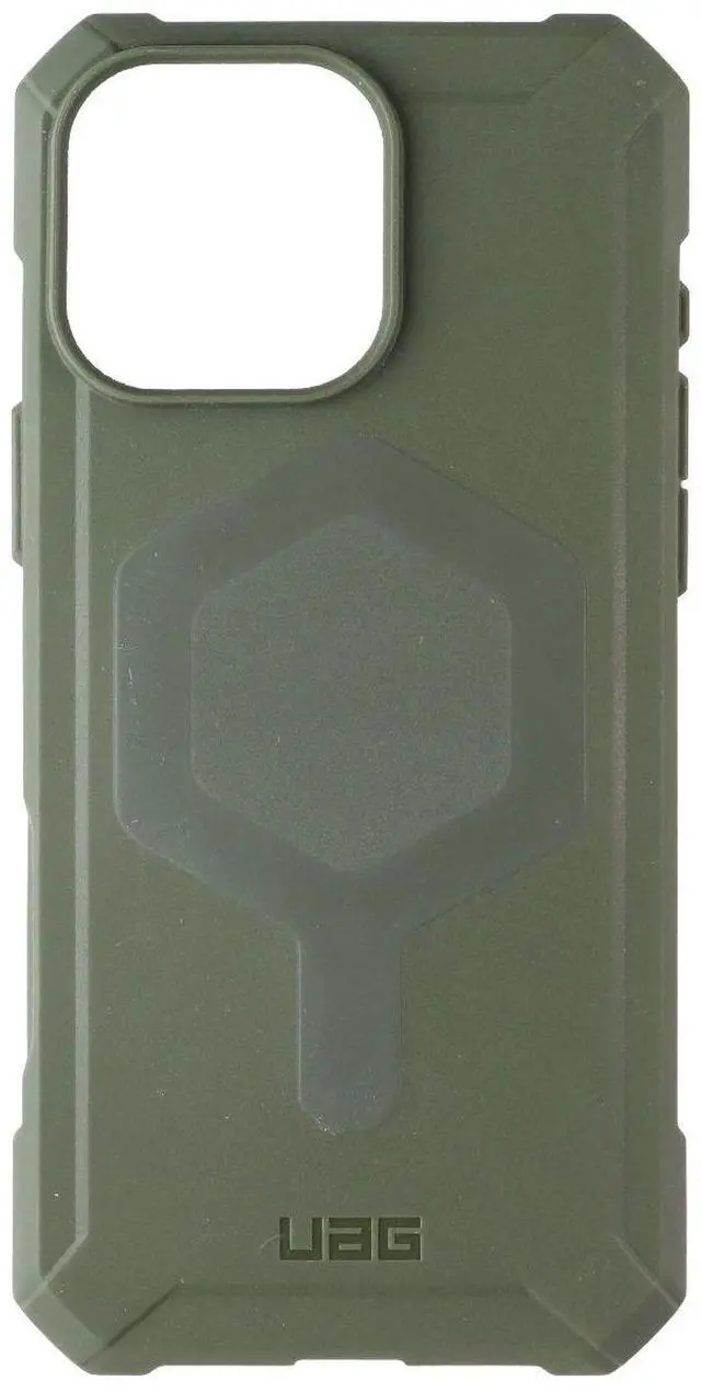 Alt view image 2 of 3 - UAG Essential Armor Case for MagSafe for Apple iPhone 16 Pro Max - Olive Drab