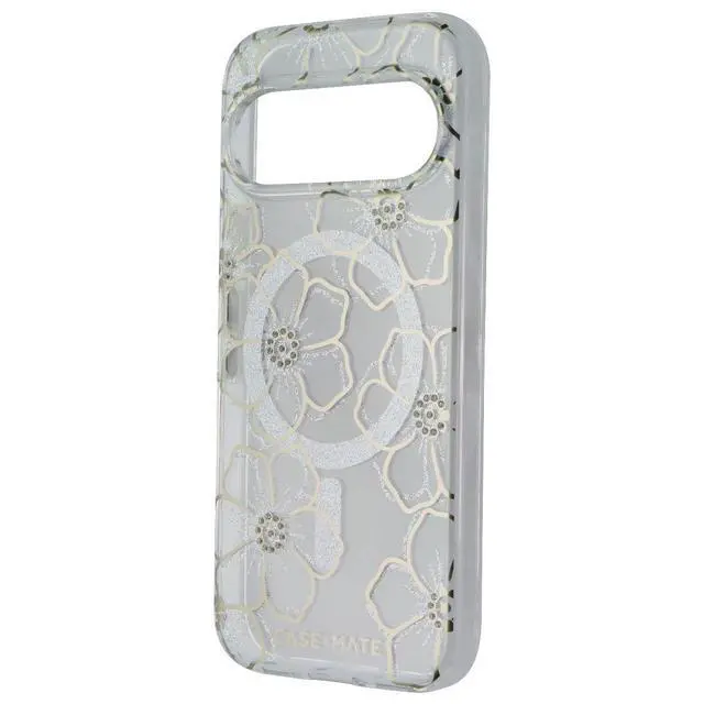 Alt view image 2 of 3 - Case-Mate Magnetic Case for Google Pixel 10 / Pixel 10 Pro - Floral Gem